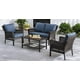 thumbnail image 1 of HOMETRENDS Belmont 4-Piece Patio Conversation Set, 1 of 7