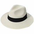 thumbnail image 2 of Visland Beach Hat Women's Sun hat Sun Wide Brim Straw Hat for Men Fedora Panama Hat Straw, 2 of 6