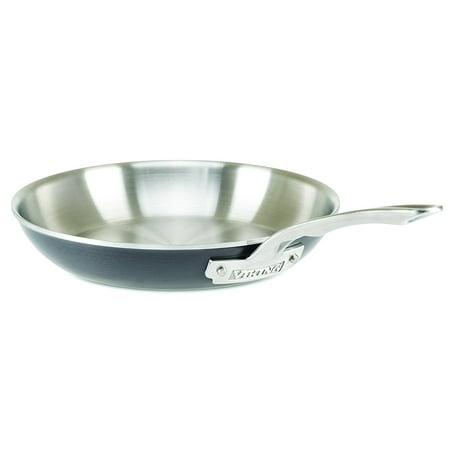 Viking 5-Ply Hard Stainless Fry Pan with Hard Anodized Exterior, 10 Inch