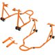 thumbnail image 1 of QinaQin Soporte delantero para motocicleta, capacidad de 850 lb, elevador ajustable tipo U y L con ruedas dobles y base antideslizante para mantenimiento o resguardo, 1 of 7