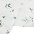 thumbnail image 3 of Mantel rectangular floral REGALWOVEN de algodón y lino, color blanco lila 55"x55", 3 of 5