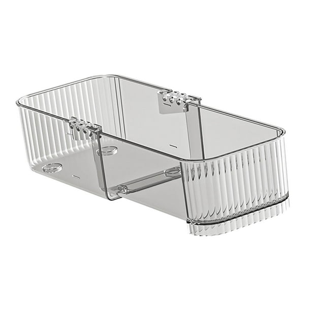 Organizador de cajones expandible Organizador de cajones de tocador Bandeja de almacenamiento Caja versátil S