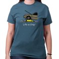 thumbnail image 3 of Life is Crap Oil Change Funny Shirt | Gift Idea Cute Clothes T-Shirt Tee, 3 of 7