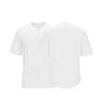 thumbnail image 7 of OGLCCG Plus Size Shirt for Men Crewneck Short Sleeve Button Down Beach Shirts Summer Lightweight Breathable Casual Loose Fit Tees Tops,S,White, 7 of 7
