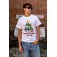 thumbnail image 4 of PACMAN Christmas Tree Ghost and Gifts Graphic T Shirt Men or Women Brisco Brands S, 4 of 6