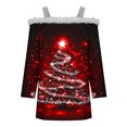 thumbnail image 5 of Camiseta Impresa de Hombro Doble, Top de Moda Casual para las Vacaciones Y el Uso Diario, 5 of 5