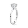 thumbnail image 3 of Eterna Jewel 14K White Gold Plated Engagement Ring - 1.23 Ct Round Brilliant Cut Lab-Created Diamond Solitaire Ring - Prong Setting Engagement Jewelry for Women - Wedding Promise Ring, 3 of 3