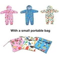 thumbnail image 6 of YOUI-GIFTS Toddler Rain Suit with Hood Waterproof Coverall Kids Baby One Piece Rainsuit Outdoors Rain Wear 1-7 Years, 6 of 7