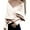 Beige, variant on GigrtiJin Women Fall Winter Sweater Long Sleeve off Shoulder V Neck Knit Cropped Sweaters Top Wrap Shawl Warm Blouse