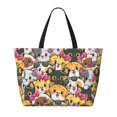thumbnail image 2 of Coaee Cute Cat Cartoon for Beach Travel Bag, Family Vacation Bag, Multi-Functional Beach Bag, Large Capacity Portable, 2 of 7