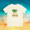 thumbnail image 2 of Gulf Coastal Zen Forgotten Coast Tiki Hut Parrot Palm Tress Beach Chair Sign T-shirt, 2 of 12