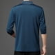 thumbnail image 4 of Blusa y camisa de manga larga con cuello vuelto para hombre, pijama deportivo para el hogar, camiseta de color liso, blusa deportiva de poliéster para hombre, 4 of 9