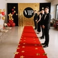 thumbnail image 6 of Extra Thick 3x15Ft Red Carpet Runner for Party, Non-Slip TPR Backing Aisle Runway Rug Felt for Indoor&Outdoor,Occasions,Graduation,Birthdays & Special Events Decorations,Long Term use, 6 of 7