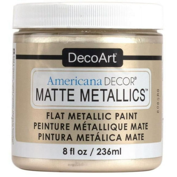 DecoArt Americana Decor Matte Metallics 8oz-Ivory Pearl