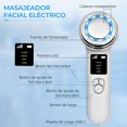 thumbnail image 4 of Masajeador Facial de Fototerapia, Electroporador Ultras&oacute;nico Antiarrugas Masajeador Facial, Masajeador Facial El&eacute;ctrico con Fr&iacute;o Calor Fototerapia Roja y Azul, Limpiez, 4 of 8