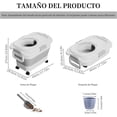 thumbnail image 3 of Contenedor para Croquetas, Contenedor Hermético para Alimento de Mascotas de Gran Capacidad, Almacenamiento Alimentos para Perros Plegable con Asa, para Perro, Gato, Pájaros y Conejo, 3 of 3