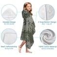 thumbnail image 7 of Green Camo Digital Pixel Pattern Hooded Bath Towel，60"x35" for Ages 3 To 12 Kids, Quick Dry Lightweight Soft Microfiber Hood Beach Towel Cover Up for Kids, 7 of 7