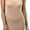 Beige, variant on ToBeInStyle Womens Sexy Novelty Sheer Strapless Slip Dress - Black