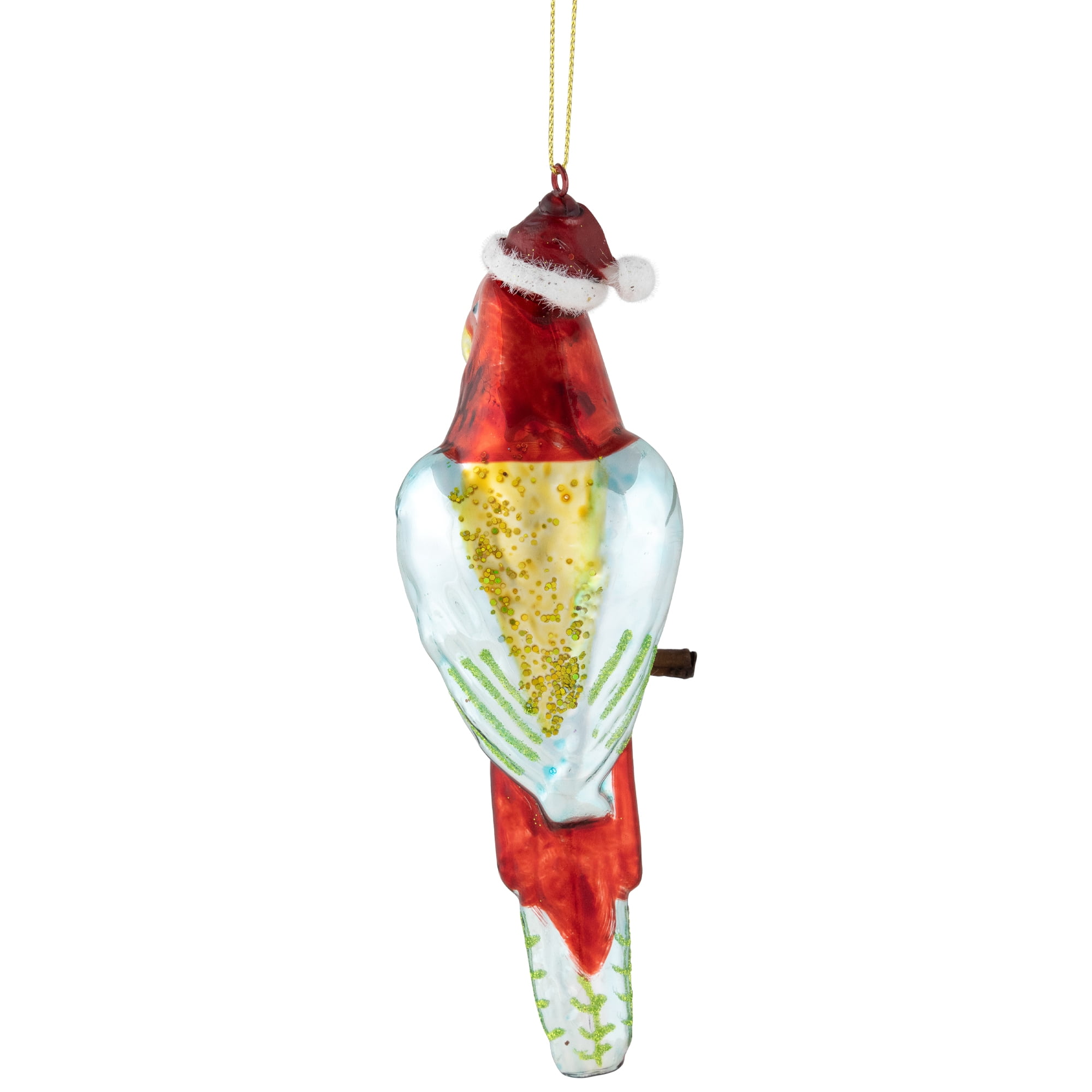 Northlight 6.5" Tropical Bird Glass Christmas Ornament