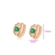 thumbnail image 2 of Arracadas Para Dama Con Esmeralda Y Swarovski Oro 18K Lam dorado Unitalla, 2 of 7