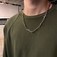 thumbnail image 2 of Collar de cadena de púas TUNC estilo gótico punk para hombres y mujeres, 2 of 4