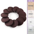 thumbnail image 3 of shiyou-Super Curseurs 3 1/2 Pouces Ronds Réutilisables pour Meubles Surfaces Dures - Déplacement Facile et Protections de Surface, Marron (16 Pack), 3 of 4