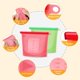 thumbnail image 5 of Bolsas para alimentos, 4 paquetes de bolsas reutilizables de silicona para alimentos, 1000 ml sin BPA, bolsas higiénicas para congelador a prueba de fugas para el hogar Adepaton LKX-1694, 5 of 9