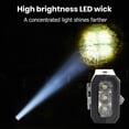 thumbnail image 3 of Ettsollp Hand Crank Solar Powered Flashlight Whistle Function Super Bright Portable Emergency Rechargeable LED Flashlight Torch, 3 of 8