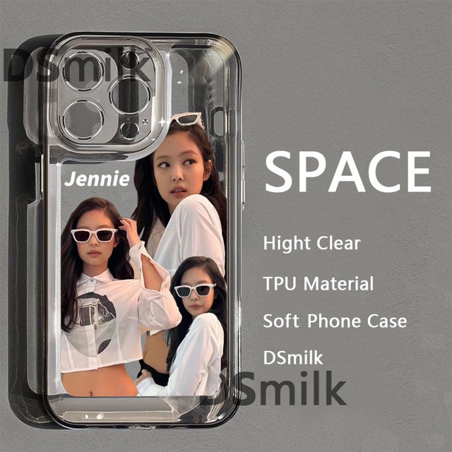 Blackpink Girl Group funda transparente para teléfono resistente a los golpes estuche duro a prueba de golpes Compatible con dibujos animados iPhone 7 8 Plus XS XR X XS max 11 12 13 14 11 Pro max 12 P