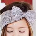 thumbnail image 7 of Jiaroswwei Kids Baby Girl Toddler Lace Bowknot Headband Hair Band Headwear Accessories, 7 of 7