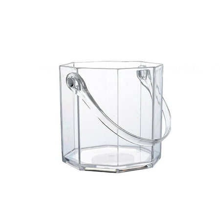 

Variety Ice Bucket Small Clear Acrylic Ice Cube Tray Champagne Beer Wine Cooler With Handle For Freezer Cocktail Bar Party
