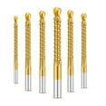 thumbnail image 5 of 6PCS Drill Bit Titanium HSS Spiral Screw Punching Slotting Hole Cutting 3-8mm, 5 of 10