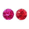 thumbnail image 3 of 2 Pieces Cheerleading Hand Ball Sports Match Cheerleader Handheld Party Solid Color Portable Club Gym Cheering Rose Red, 3 of 9
