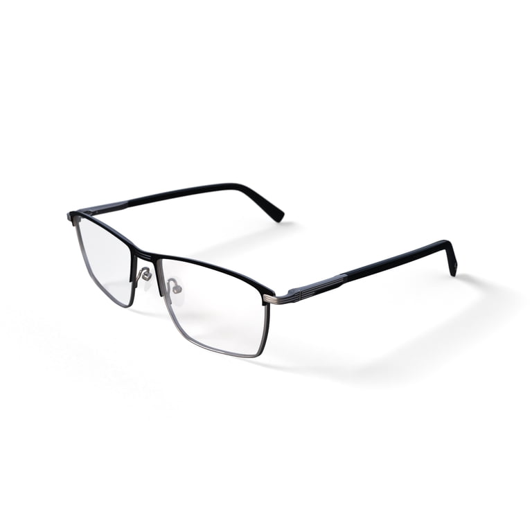 Reverb Men's RVMO5164 Prescription Eyeglasses with Case, Black