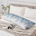 thumbnail image 4 of Eucalyptus Blue Body Pillow Cover, Pillowcase Protectors with Zipper, Breathable Decorative Throw Pillow Case Cover, Farmhouse Leaves Summer Spring Pillow Shams for Couch Sofa 20x54Inch, 4 of 8
