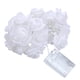 thumbnail image 2 of Cadena de luces a pilas para interiores con luz LED, rosas blancas con luz cálida, luces navideñas grandes para luces navideñas transparentes, cadena de luces de alambre para interior, cadena de, 2 of 8