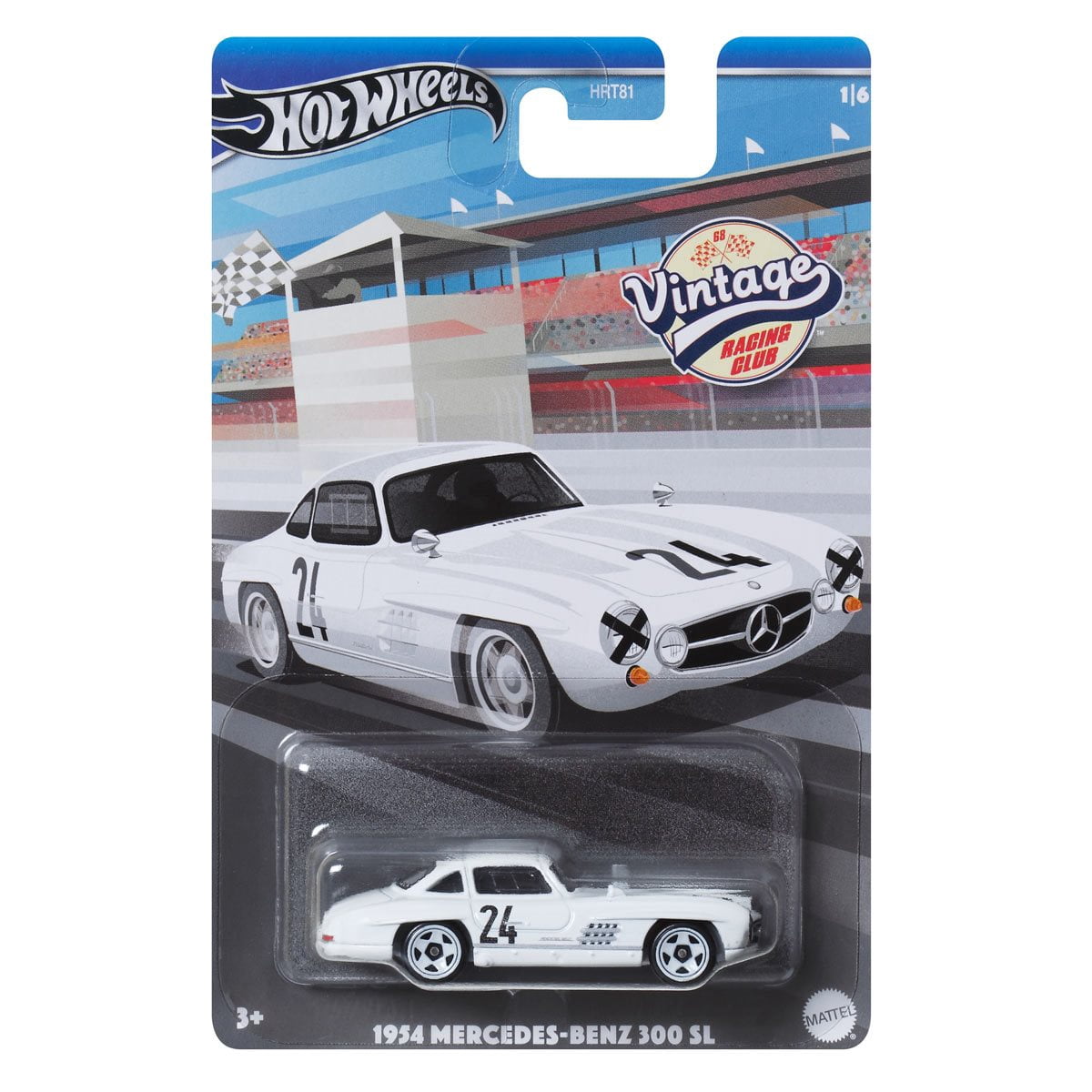 Hot Wheels 2024 Vintage Racing Club Set of 5 Diecast Vehicles from HRT81-956A Release