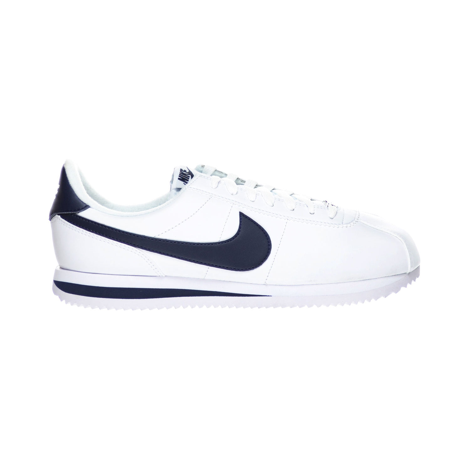 Nike Cortez Basic Leather Men's Shoes White/Obsidian Blue 819719-141 ...