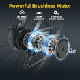 Jasion EB5 PLUS 27.5" Electric Bike for Adults, 500W Motor Electric