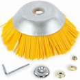 thumbnail image 2 of 200x25mm Lawn Mower Nylon Weeding Brush Weeding Wheel Banmo, 2 of 5