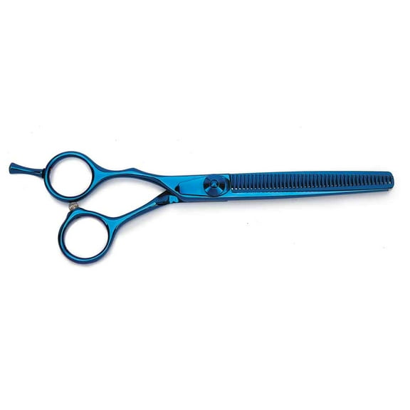 Master Grooming Tools 5200 Blu Ti 42T Thining Shear Left