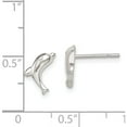 thumbnail image 4 of Sterling Silver Dolphin Earring (6 X 8) Made In India qe688, 4 of 5