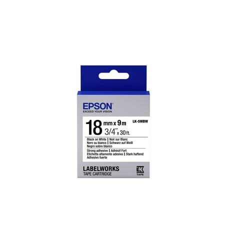 Laminated Tape Thermal Cartridge - Epson Labelworks Strong Adhesive Lk Tape Cartridge 3/4