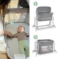 thumbnail image 4 of Cuna y moisés colecho 3 en 1 Ingenuity Dream Hero Starlight - Lume (gris), unisex, recién nacido hasta 12 meses, 4 of 5