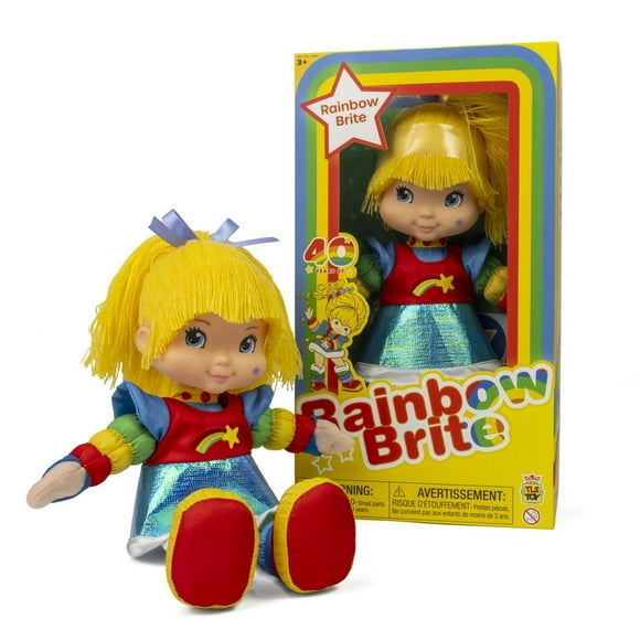 12” Rainbow Brite Threaded Hair Plush Doll, Rainbow Brite