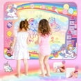 thumbnail image 5 of Doodle Drawing Mat, Magic Writing Mat Toddler Toys Ages 3 4 5, Gifts for 3 4 5 6 Years Old Girls, Learning Toys for Girls Toddlers Age 3-7, 5 of 7