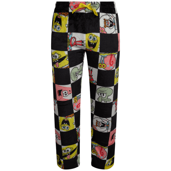 COCO BRANDS Mens Pajama Pants - SpongeBob SquarePants, Scooby-Doo All Over Print Lounge Pants (S-2XL)