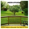 thumbnail image 5 of Metal Deck Balusters 51 Pack, 32.25" Deck Spindles, Aluminum Railing for Wood Deck, Black Outdoor Staircase Baluster with Screws, Stylish Deck Railing, 5 of 6