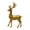 Golden 1, variant on Ruanlalo Christmas Reindeer Figurine Small Deer Statue Tabletop Resting/Standing Elk Sculpture for Indoor Home Office Tabletop Mantle Cabinet Desktop Decor