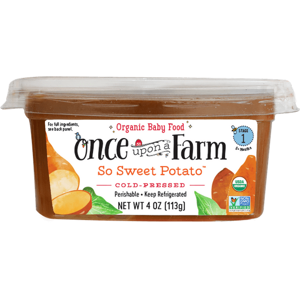 Once Upon a Farm Stage 1 Organic So Sweet Potato Baby Food